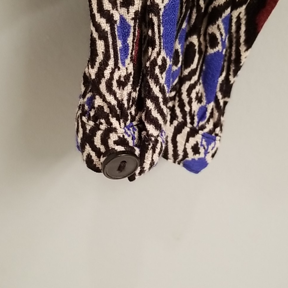 Lucky Brand Long Sleeve Button Down Blouse in L - Picture 8 of 11